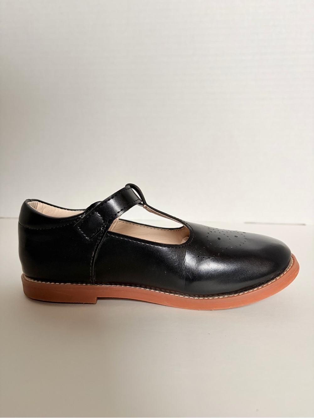 Mary Jane Dress Shoes School Uniform Round Toe Classic Black Girls Kids Size 1 - Picture 6 of 15